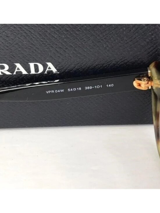 Authentic New PRADAPR 04WV black and medium havana main image 8